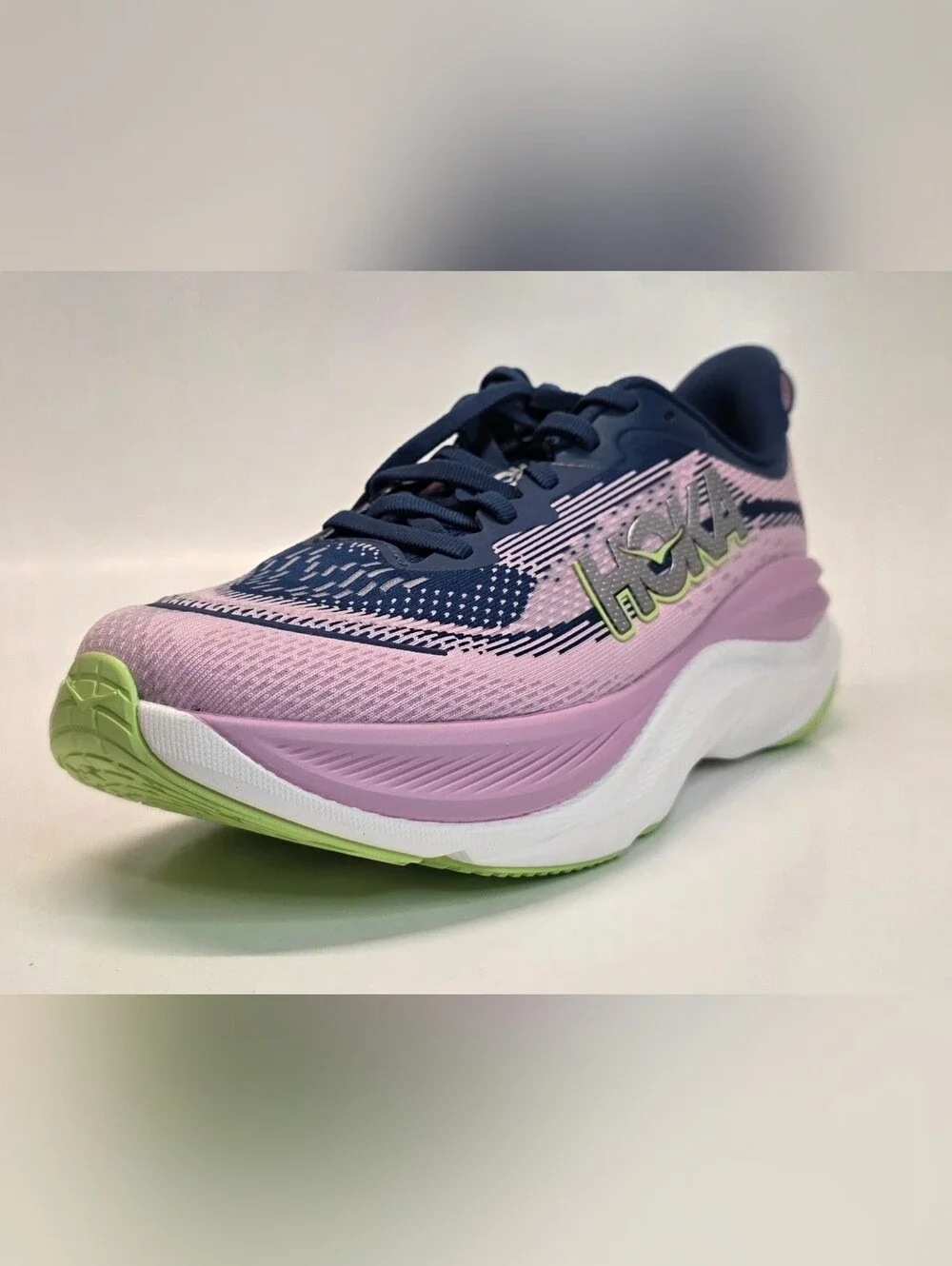 New Hoka One  Skyflow Lightweight  Running Shoes Pink~Blue Women's Size 8.5B